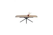 Henders en Hazel LATTINA uitschuiftafel 170 (+ 2 x 40 cm) x 100 cm Ceramic Oak Natural