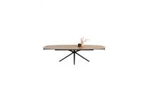 Henders en Hazel LATTINA uitschuiftafel 200 (+ 2 x 50 cm) x 100 cm Ceramic Oak Natural