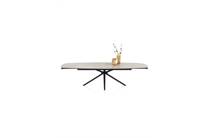 Henders en Hazel LATTINA uitschuiftafel 200 (+ 2 x 50 cm) x 100 cm Creme