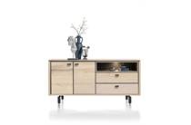 Henders en Hazel 180 cm - 2-deuren + 2-laden + 1-niche Natural dressoir