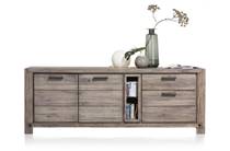 Henders en Hazel 220 cm - 2-deuren + 2-laden + 2-niches (+ LED-SPOT) dressoir