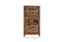 Henders en Hazel 110 cm - 4-deuren + 1-lade + 1-niche (+ LED-SPOT) bergkast