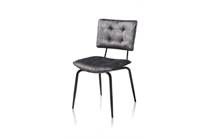 Henders en Hazel MANOU eetkamer fauteuil eetkamerstoel - off black - stof Karese Antraciet