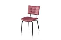 Henders en Hazel eetkamerstoel - off black - stof Karese Burgundy Red eetkamer fauteuil