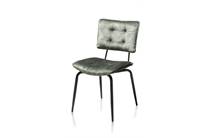 Henders en Hazel MANOU eetkamer fauteuil eetkamerstoel - off black - stof Karese Olijf