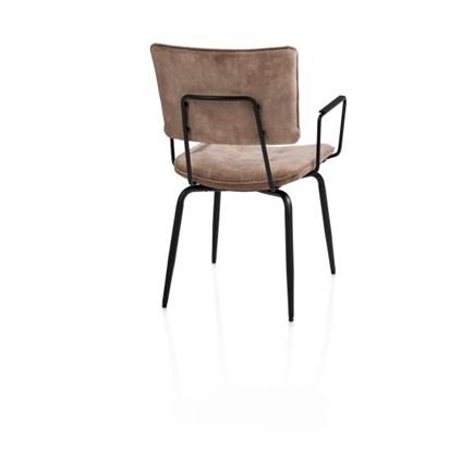 Henders en Hazel off black - stof Karese Koper