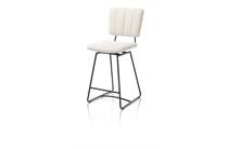 Henders en Hazel MARCEL eetkamer fauteuil barstoel - draaibaar - off black - stof Avicci Creme