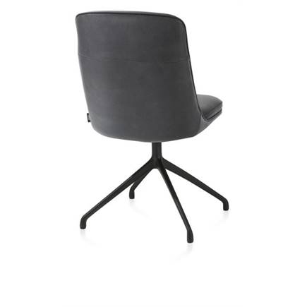 Henders en Hazel draaibaar - rough off black - Pala Antraciet