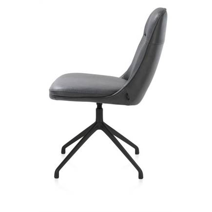 Henders en Hazel draaibaar - rough off black - Pala Antraciet
