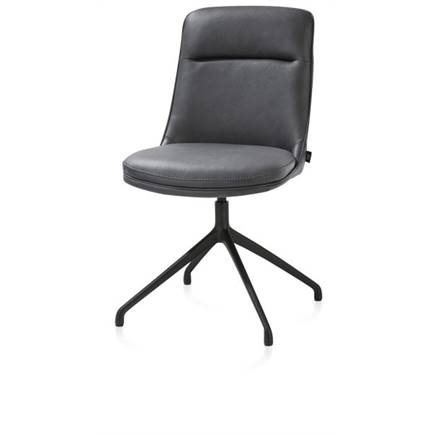 Henders en Hazel draaibaar - rough off black - Pala Antraciet
