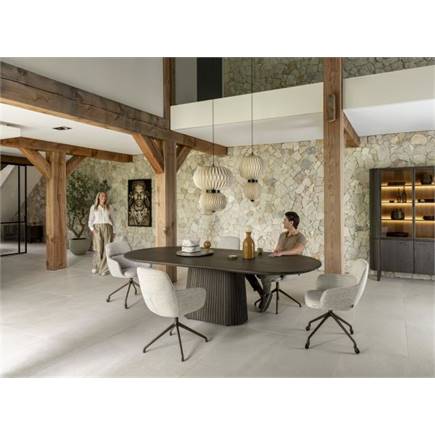 Henders en Hazel wielen - rough off black - Bellini Creme
