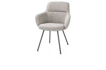 Henders en Hazel MATEO eetkamer fauteuil 4-pootjes - graphiet - Bellini Kiezel