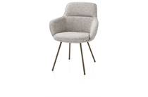 Henders en Hazel MATEO eetkamer fauteuil 4-pootjes - steelbrown - Bellini Kiezel