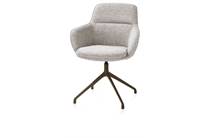 Henders en Hazel MATEO eetkamer fauteuil draaibaar - steelbrown - Bellini Kiezel