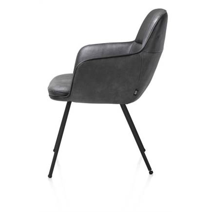 Henders en Hazel 4-pootjes - rough off black - Pala Antraciet