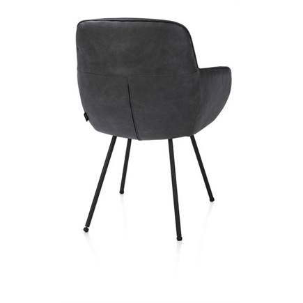 Henders en Hazel 4-pootjes - rough off black - Pala Antraciet