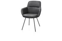 Henders en Hazel MATEO eetkamer fauteuil 4-pootjes - graphiet - Pala Antraciet