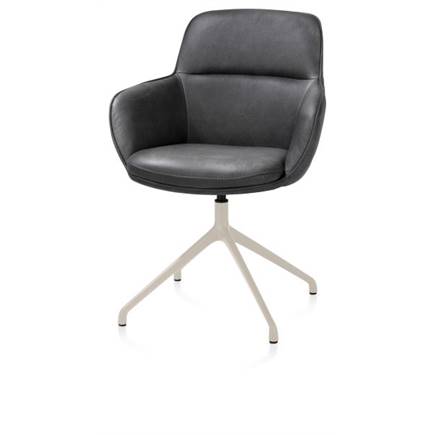 Henders en Hazel draaibaar - creme - Pala Antraciet