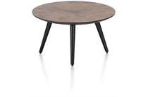 Henders en Hazel MAZE salontafel rond 60 cm - hoogte 32 cm Roest