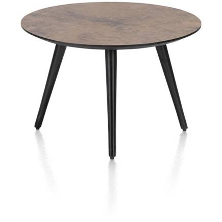 Henders en Hazel rond 60 cm - hoogte 39 cm Roest
