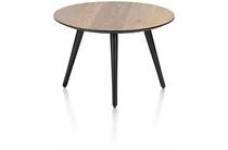 Henders en Hazel MAZE salontafel rond 60 cm - hoogte 39 cm Railway Brown