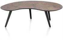 Henders en Hazel MAZE salontafel 100 x 59 cm - niervormig - hoogte 32 cm Roest