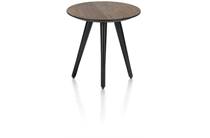 Henders en Hazel MAZE salontafel rond 40 cm - hoogte 39 cm Burned Oak