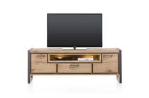 Henders en Hazel lowboard 170 cm - 2-deuren + 1-lade + 1-niche (+ LED) tv meubel