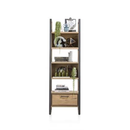 Henders en Hazel boekenkast 65 cm - 1-lade + 5-niches