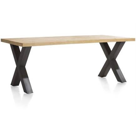 Henders en Hazel 250 x 100 cm Zonder Rand Boomschors + X-Vorm Metalen Poot