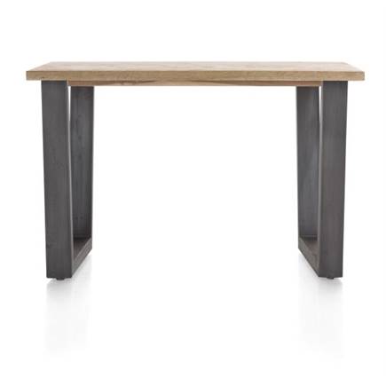 Henders en Hazel 160 x 90 cm (hoogte: 92 cm) Met Rand Boomschors + V-Vorm Metalen Poot