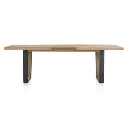 Henders en Hazel 190 (+ 50) x 100 cm Met Rand Boomschors + V-Vorm Metalen / Houten Poot