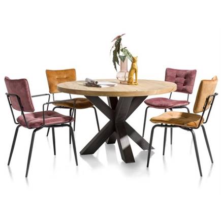 Henders en Hazel eetkamertafel rond 130 cm