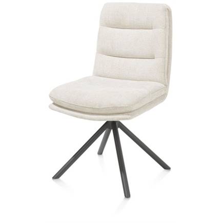 Henders en Hazel draaibaar - graphiet frame - stof Livigno Creme