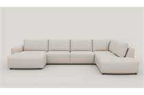 Henders en Hazel MURCIA hoekbank Longchair links+2.5-zits zonder armen+ottomane big rechts + pocket - enzo Kiezel