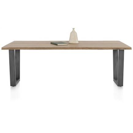 Henders en Hazel 230 x 100 cm - rand boomvorm - V-poot geheel metaal