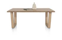 Henders en Hazel NYBORG eetkamertafel 200 x 100 cm - rand boomvorm - V-poot hout