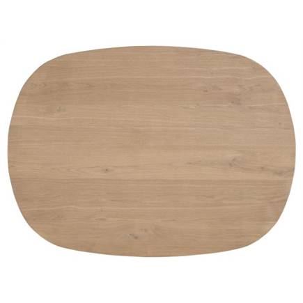Henders en Hazel eetkamertafel 210 x 110 cm - Deens ovaal - centrale poot hout