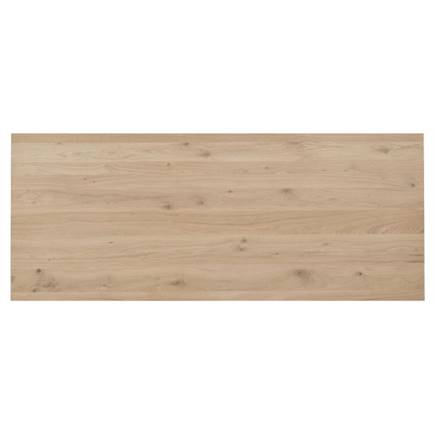 Henders en Hazel 230 x 100 cm - rechte zijkant - centrale poot hout