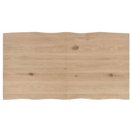 Henders en Hazel 190 (+ 50) x 100 cm - rand boomvorm - centrale poot hout