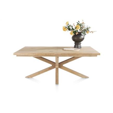 Henders en Hazel 190 (+ 50) x 100 cm - rand boomvorm - centrale poot hout