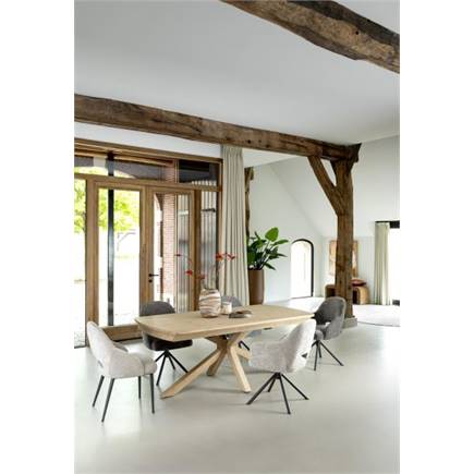 Henders en Hazel 200 (+ 80) x 100 cm Natural Sand