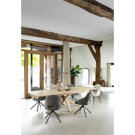 Henders en Hazel 200 (+ 80) x 100 cm Natural Sand