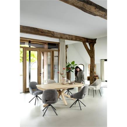 Henders en Hazel 200 (+ 80) x 100 cm Natural Sand