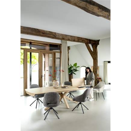 Henders en Hazel 200 (+ 80) x 100 cm Natural Sand