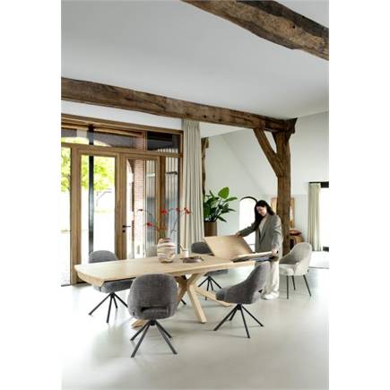 Henders en Hazel 200 (+ 80) x 100 cm Natural Sand