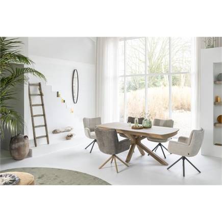 Henders en Hazel 170 (+ 60) x 100 cm Natural Sand