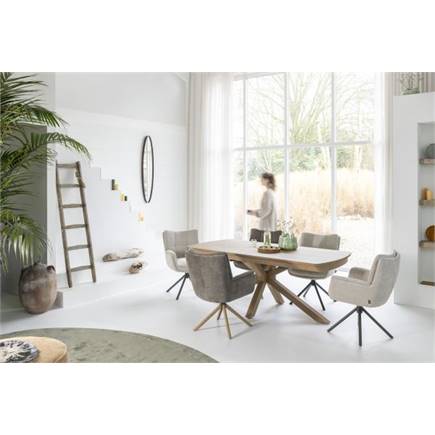 Henders en Hazel 170 (+ 60) x 100 cm Natural Sand