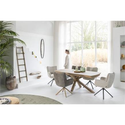 Henders en Hazel 170 (+ 60) x 100 cm Natural Sand