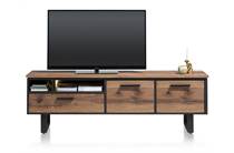 Henders en Hazel OXFORD tv meubel lowboard 190 cm. - 2-deuren + 1-lade + 2-niches (+ LED)
